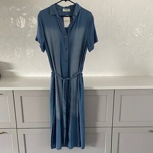 Zenana Outfitters Blue Midi Dress